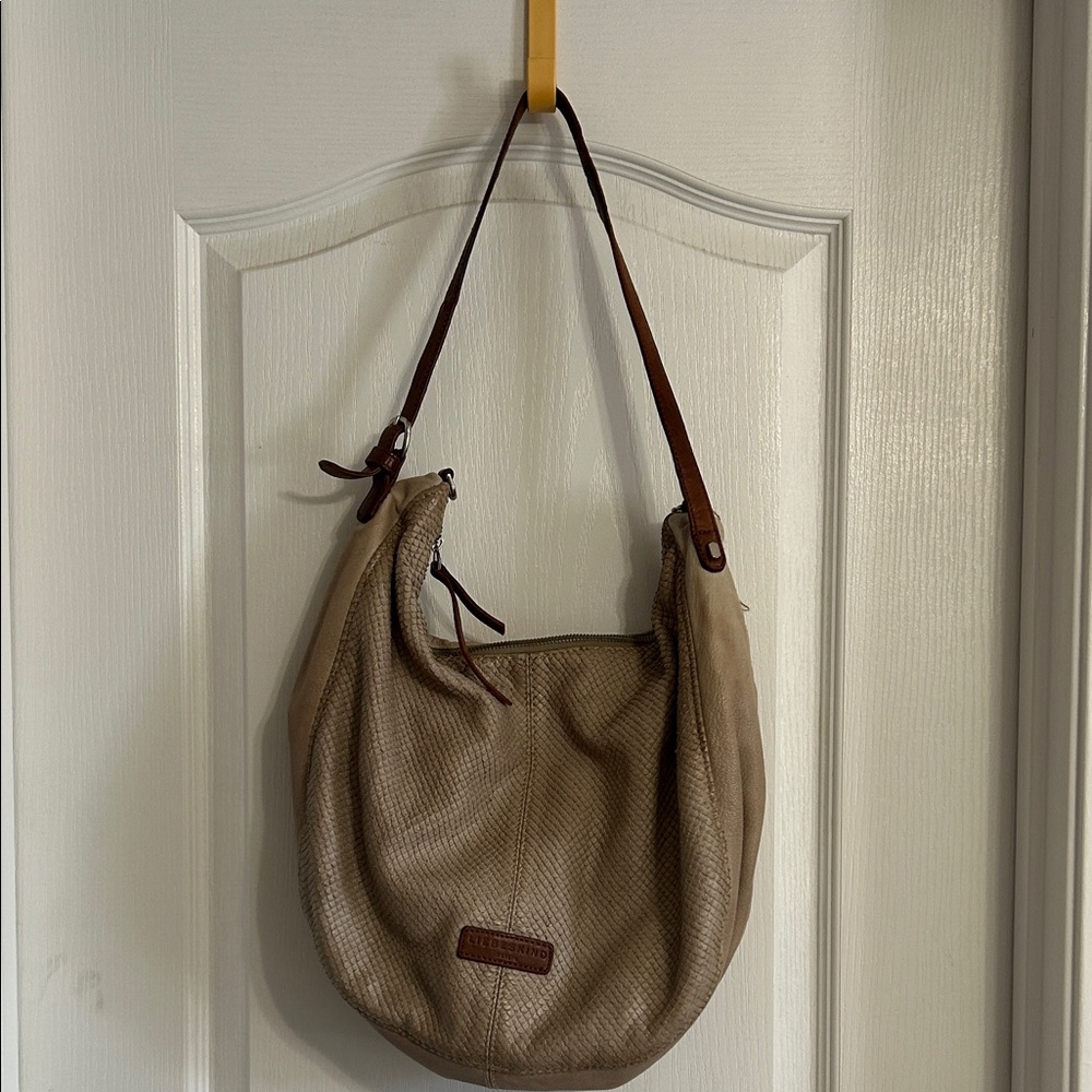 Liebeskind designer  goat Leather Hobo Bag